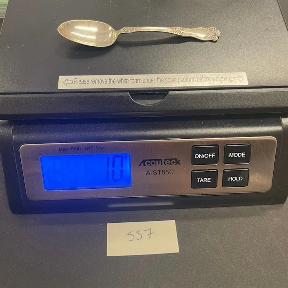 R.‎ Wallace & Sons Manufacturing Co. Silver Plate Teaspoon Ornate SS7
